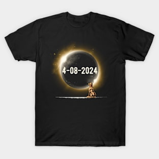 Total Solar Eclipse Dog April 8 2024 Totality Dog T-Shirt